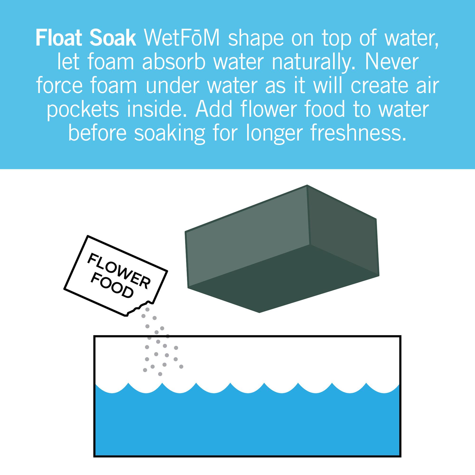 FloraCraft® 4.75" x 6" x 9" Green Artesia WetFōm® Block